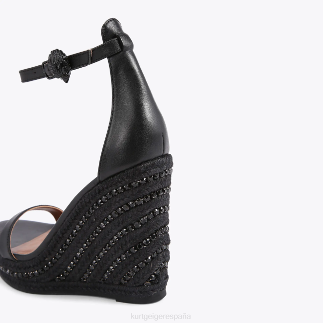 Kurt Geiger mujer cuña de Shoreditch de Londres 2LPR437 | calzados negro
